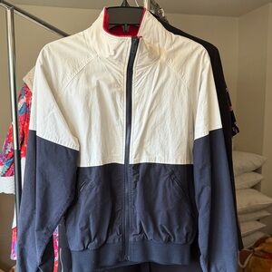 Brandy Melville Black and White Windbreaker